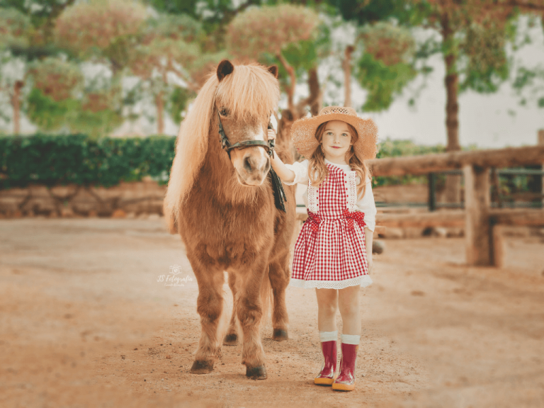 sesión country para niñas
